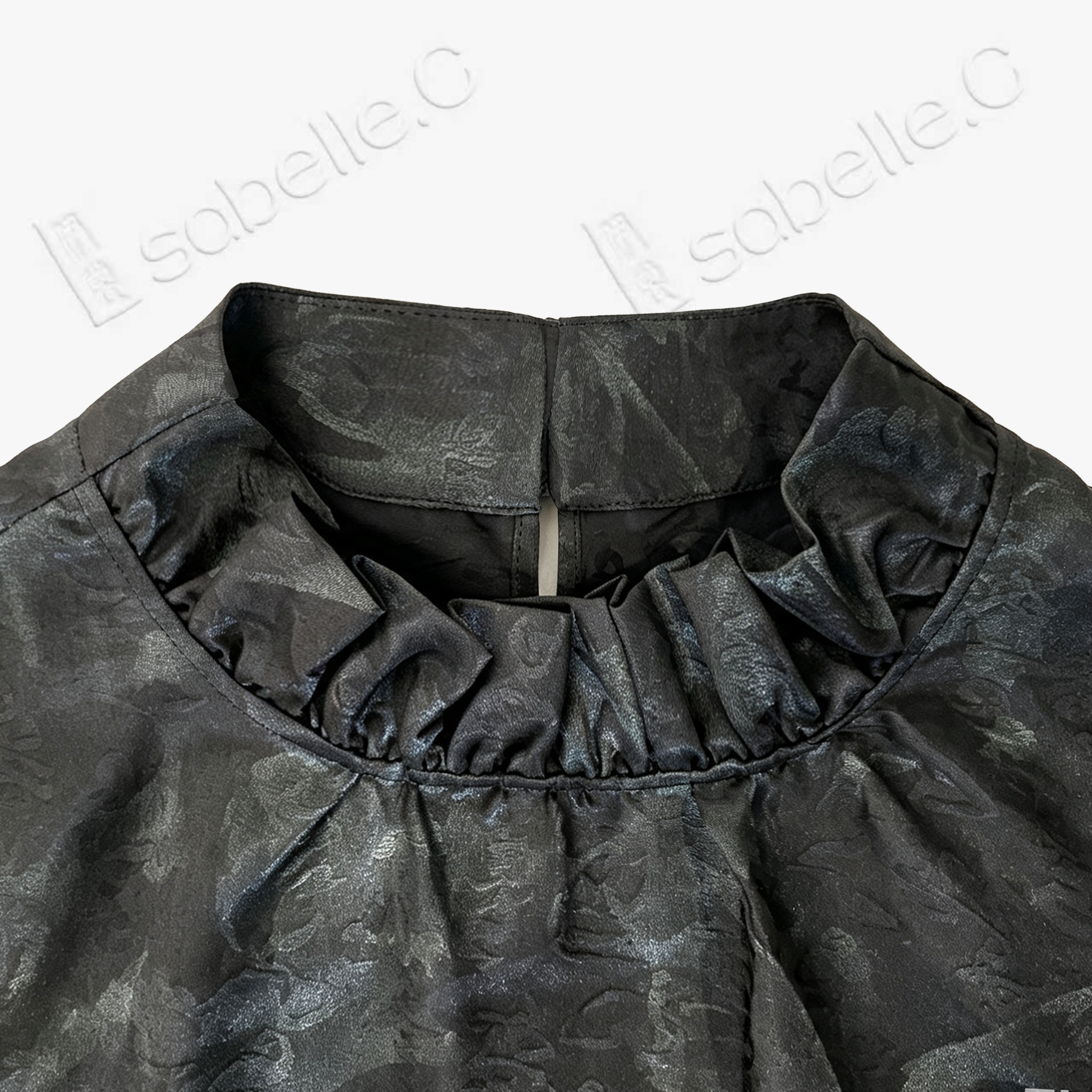 Gambiered Canton Silk Blouse - 「幽蝶煙澱」香雲紗襯衫