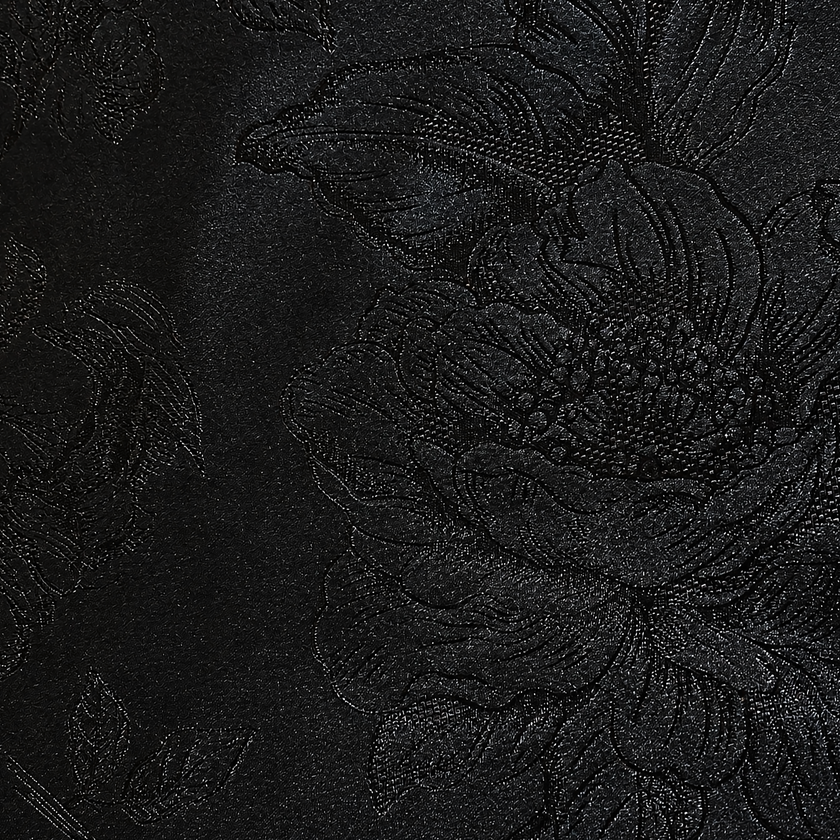 Gambiered Canton Silk Blouse - 「玄緞凝綰」香雲紗綁帶上衣