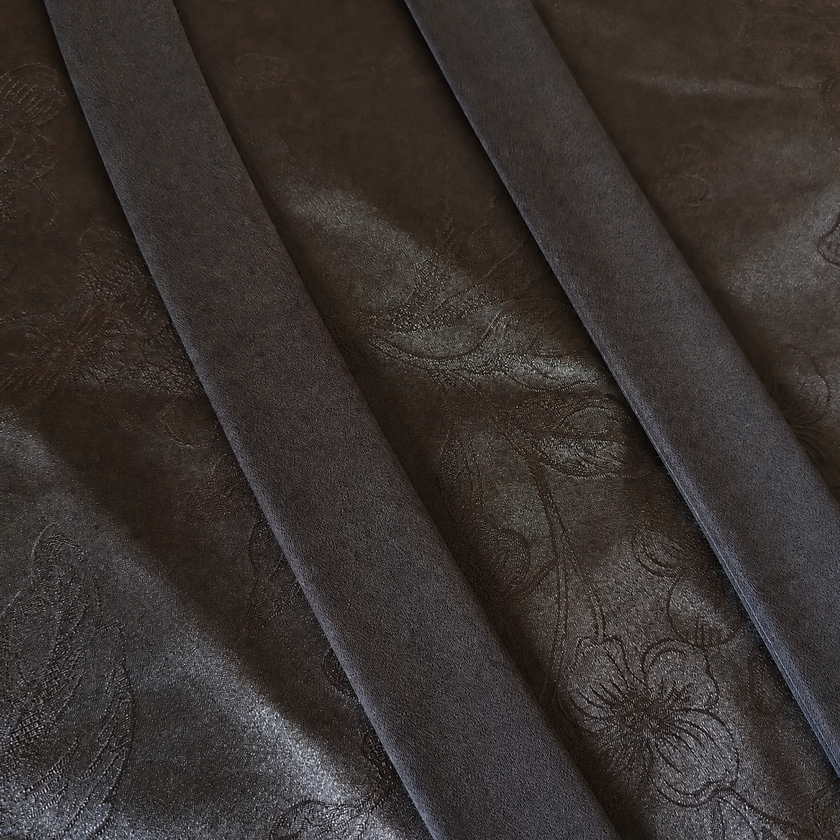 Gambiered Canton Silk Blouse - 「玄緞凝綰」香雲紗綁帶上衣