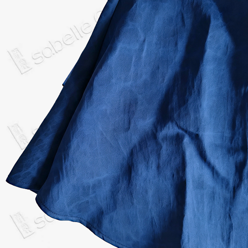 Tortoise Crack Pattern Gambiered Canton Silk Top - 龜裂紋香雲紗上衣