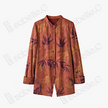 Gambiered Canton Silk Blouse - 「赤硯秋痕」香雲紗襯衫