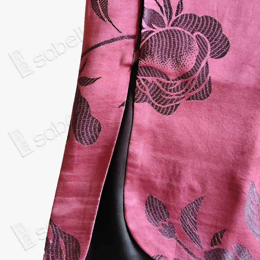 Vintage Silk‑Satin Stand‑Collar Blouse - 真絲老緞立領上衣