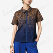 Gradient Gambiered Canon Silk Open Top - 香雲紗漸變上衣