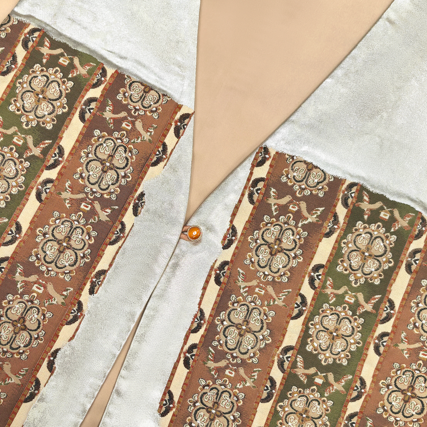 Chinese Tang Brocade Vest