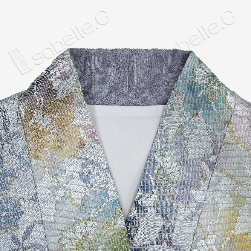 Misty Gradient Flower Tang Brocade Waistcoat - 「霧彩暈花」唐錦馬甲