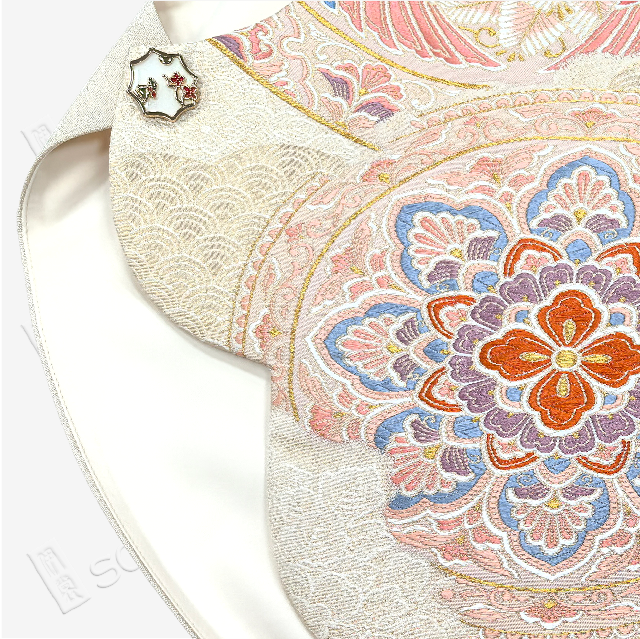 Chinese Tang Brocade Vest