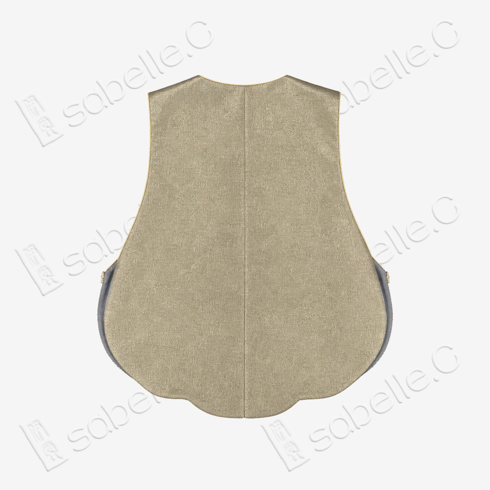 Frost Silver Gilded Floral Kesi Waistcoat - 「霜銀鎏花」緙絲馬甲