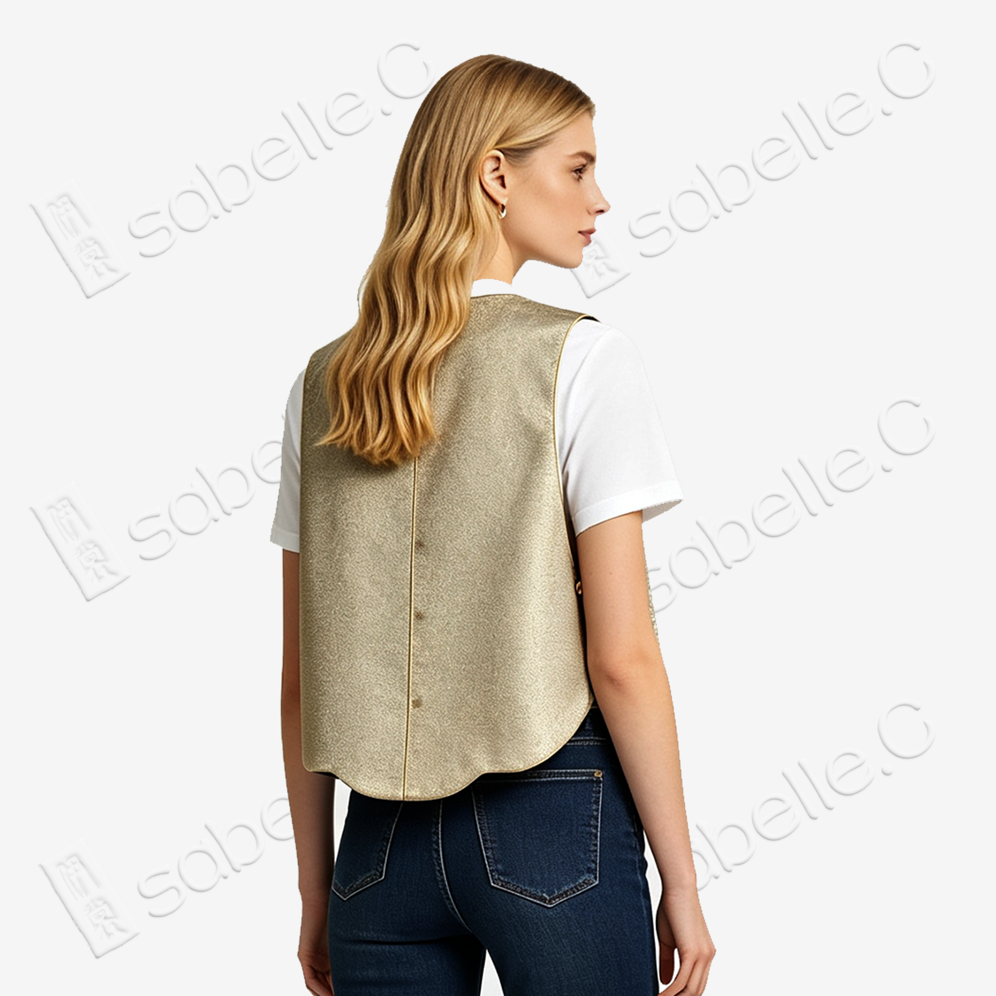 Frost Silver Gilded Floral Kesi Waistcoat - 「霜銀鎏花」緙絲馬甲