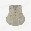 Frost Silver Gilded Floral Kesi Waistcoat - 「霜銀鎏花」緙絲馬甲