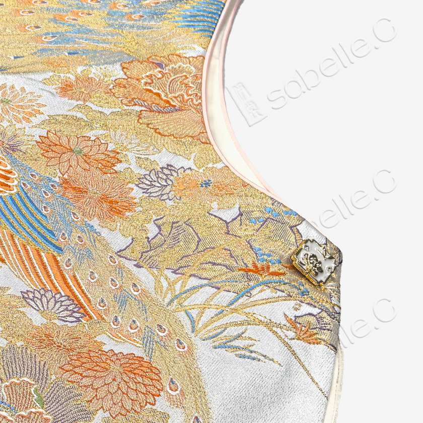 Chinese Tang Brocade Vest