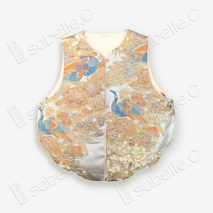 Chinese Tang Brocade Vest