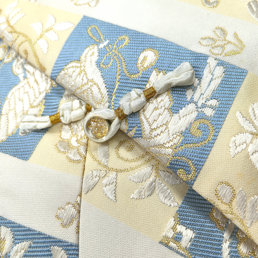 Song Brocade Vest - 「菱錦鶴鳴」宋錦斜襟馬甲