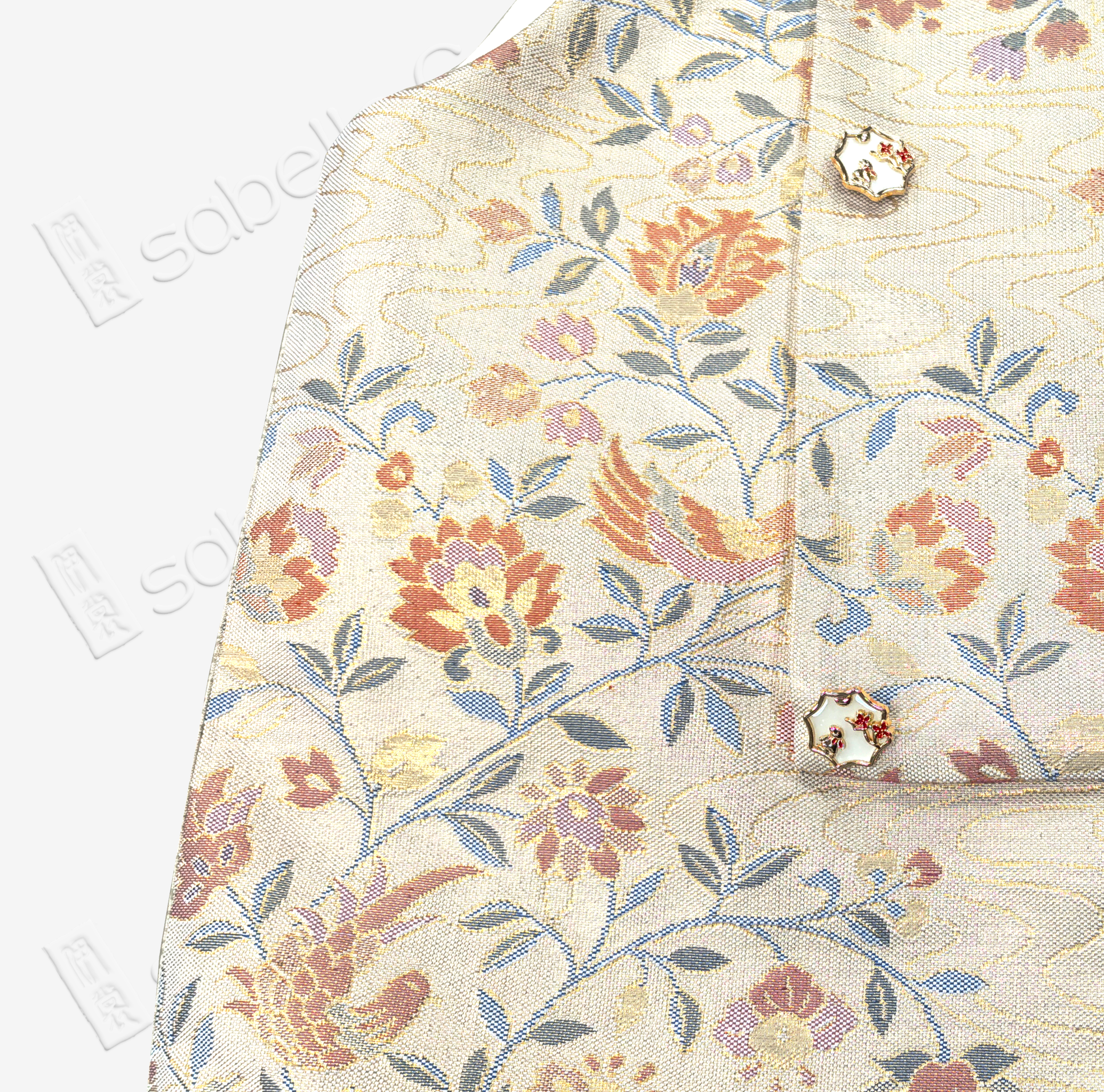 Chinese Tang Brocade Vest