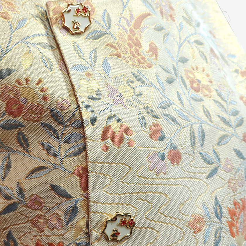 Chinese Tang Brocade Vest