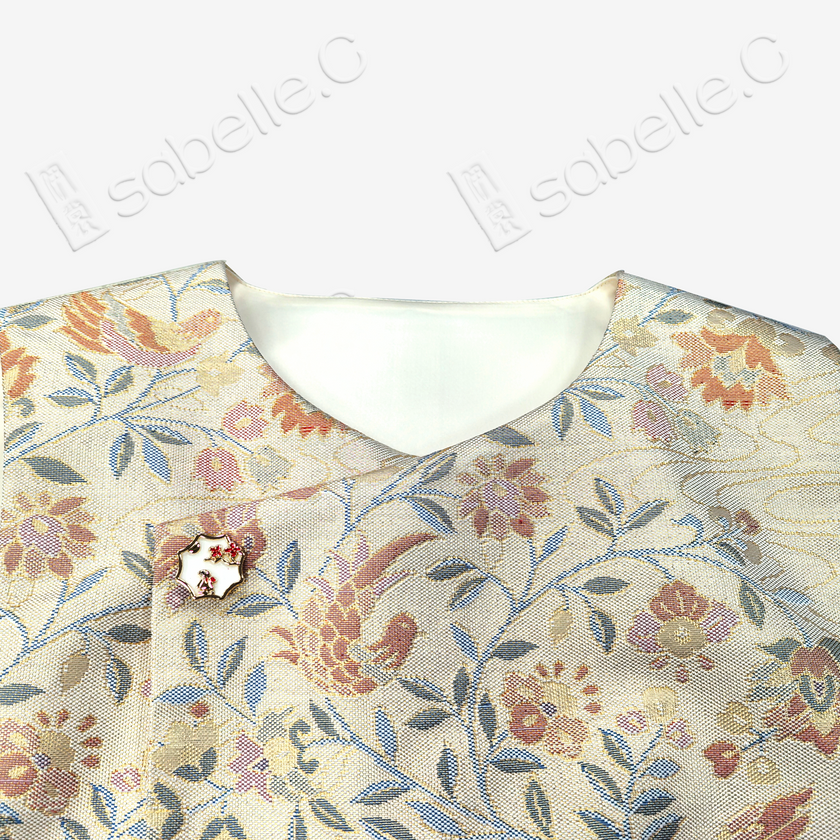 Chinese Tang Brocade Vest