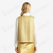 Gilded Flowing Floral Tang Brocade Waistcoat - 「鎏金流花」唐錦馬甲