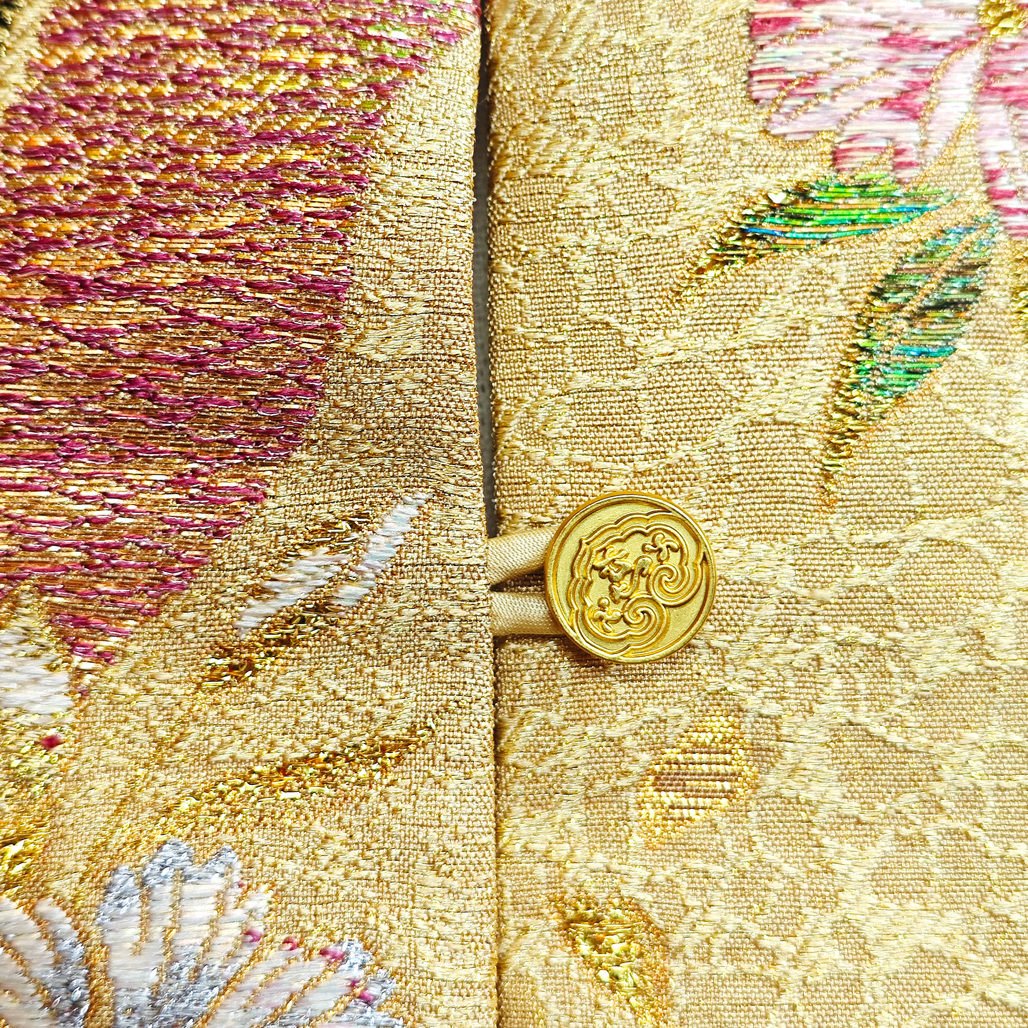Chinese Tang Brocade Vest