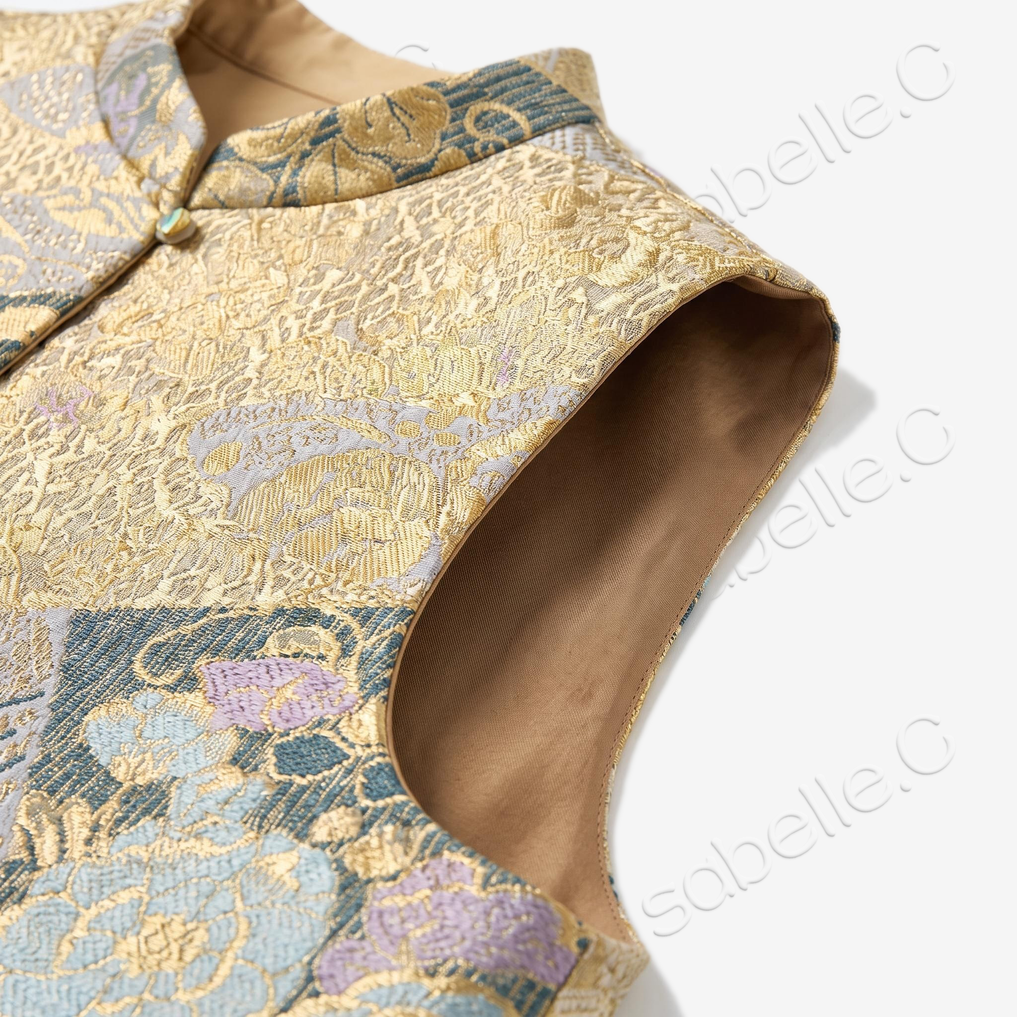 Tang Brocade Vest - 「琉金錦宴」唐錦馬甲