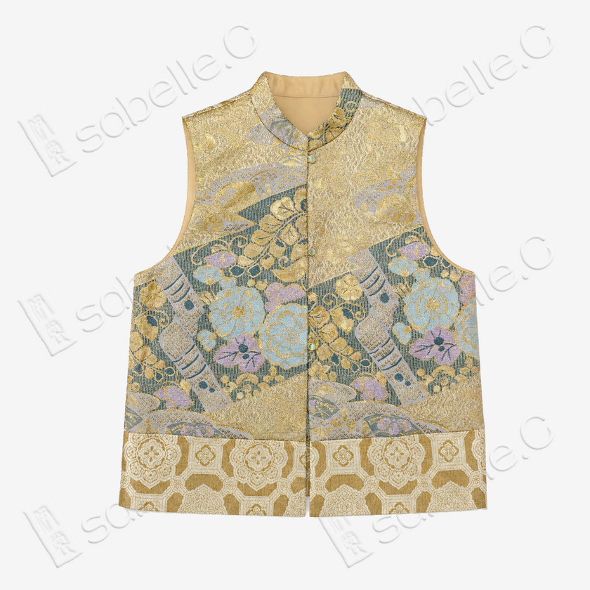 Tang Brocade Vest - 「琉金錦宴」唐錦馬甲