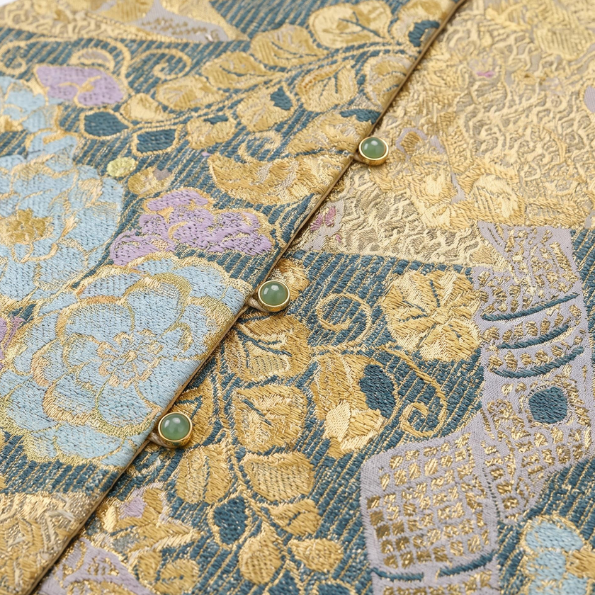 Tang Brocade Vest - 「琉金錦宴」唐錦馬甲