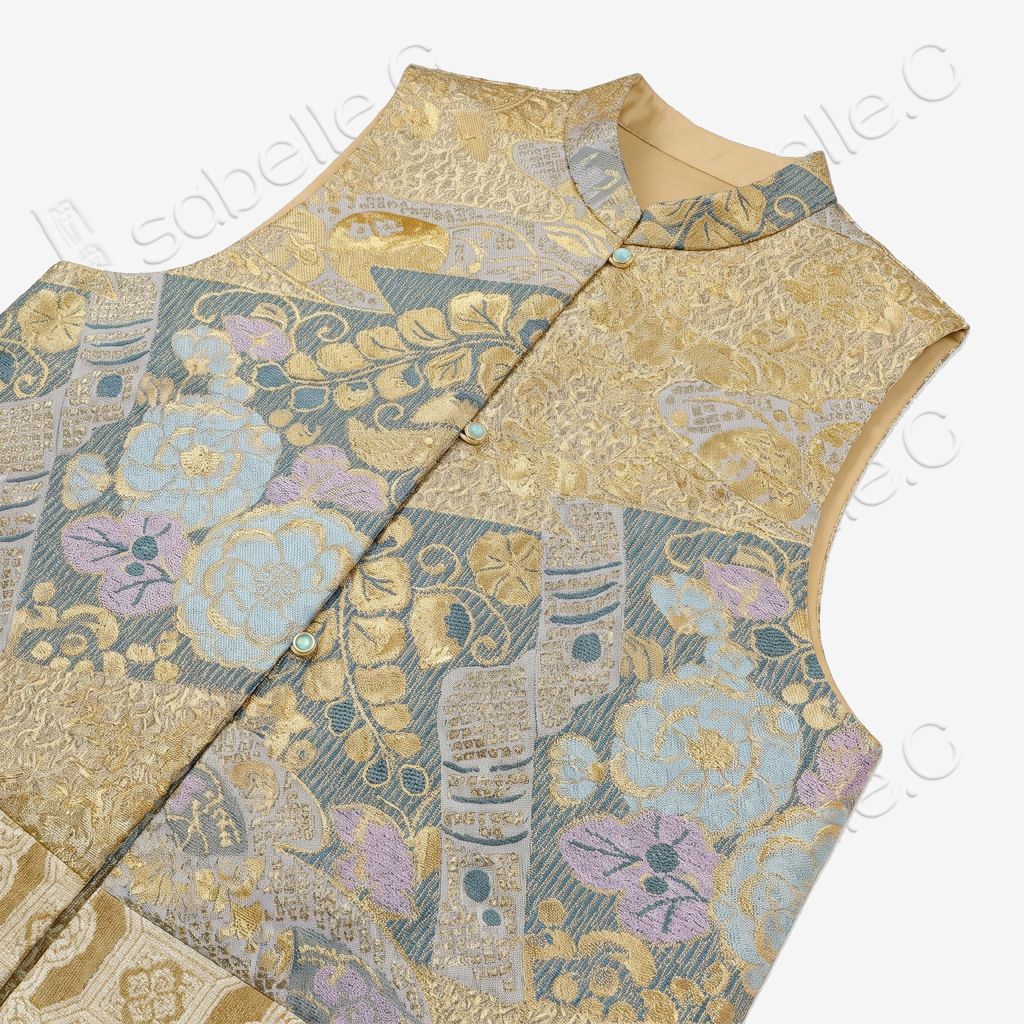 Tang Brocade Vest - 「琉金錦宴」唐錦馬甲