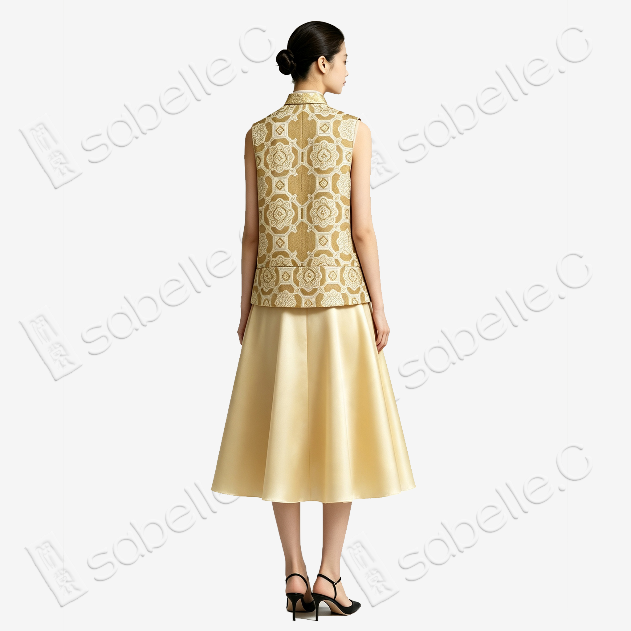 Tang Brocade Vest - 「琉金錦宴」唐錦馬甲
