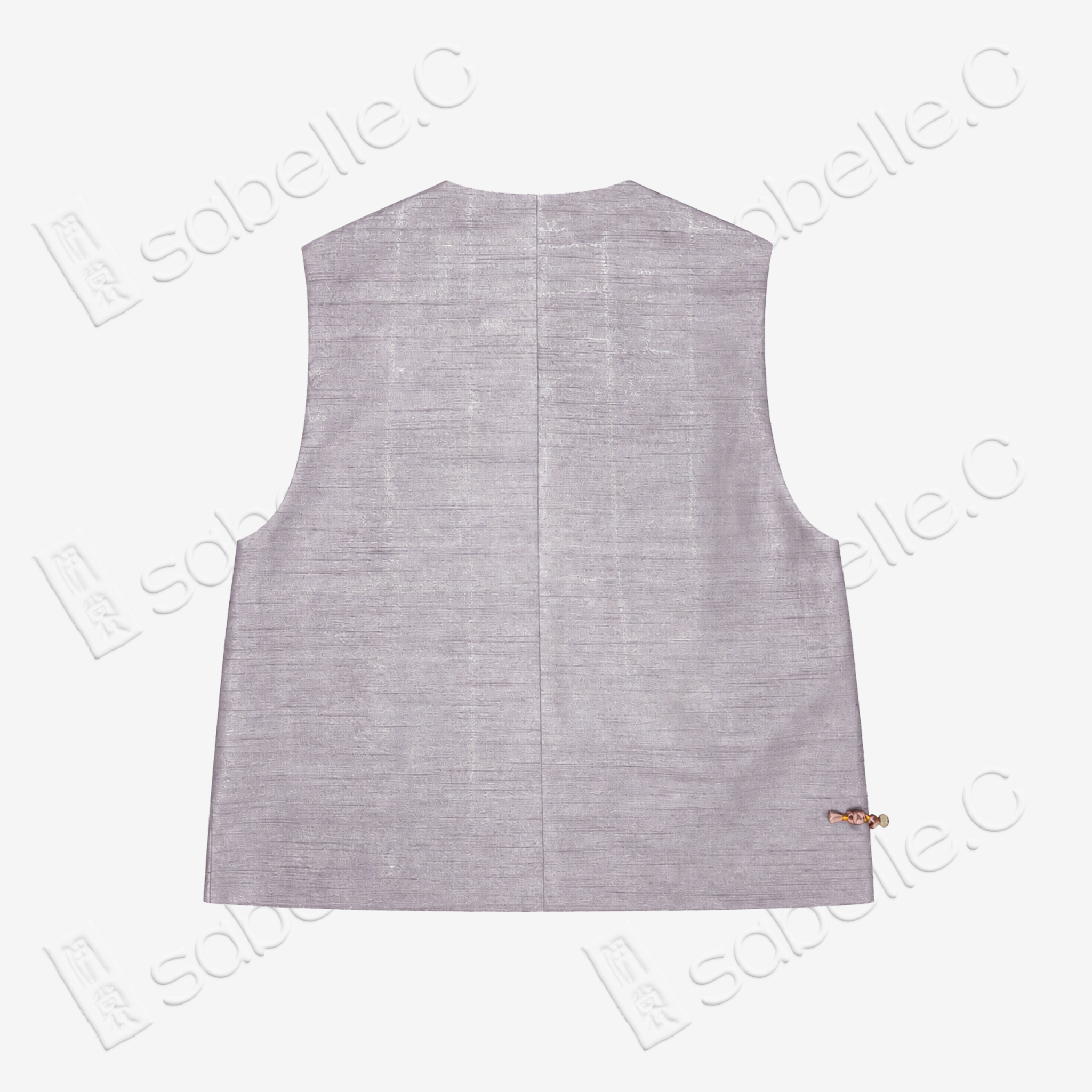 Silk Jacquard Vest - 「琉紫芳綺」真絲提花馬甲