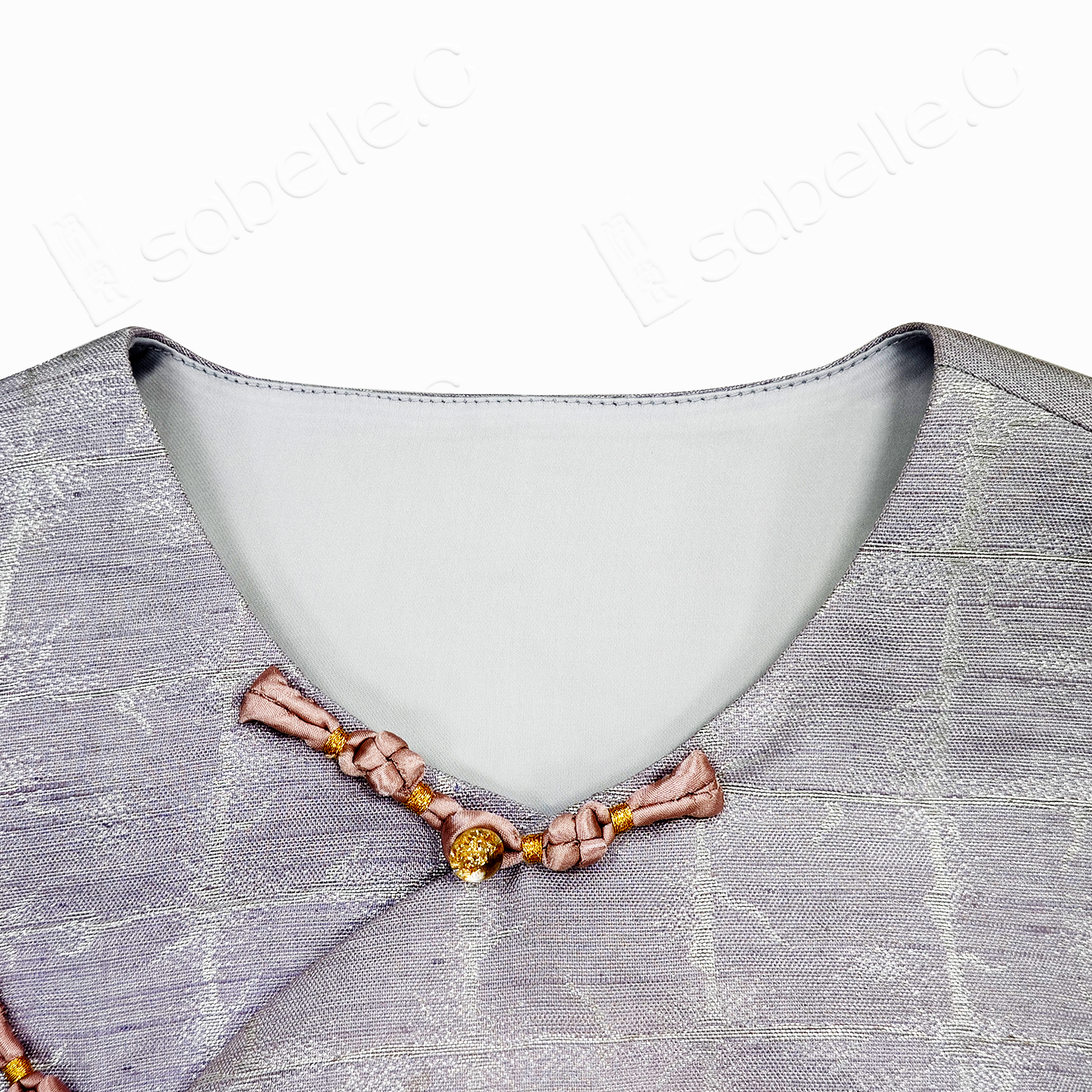 Silk Jacquard Vest - 「琉紫芳綺」真絲提花馬甲