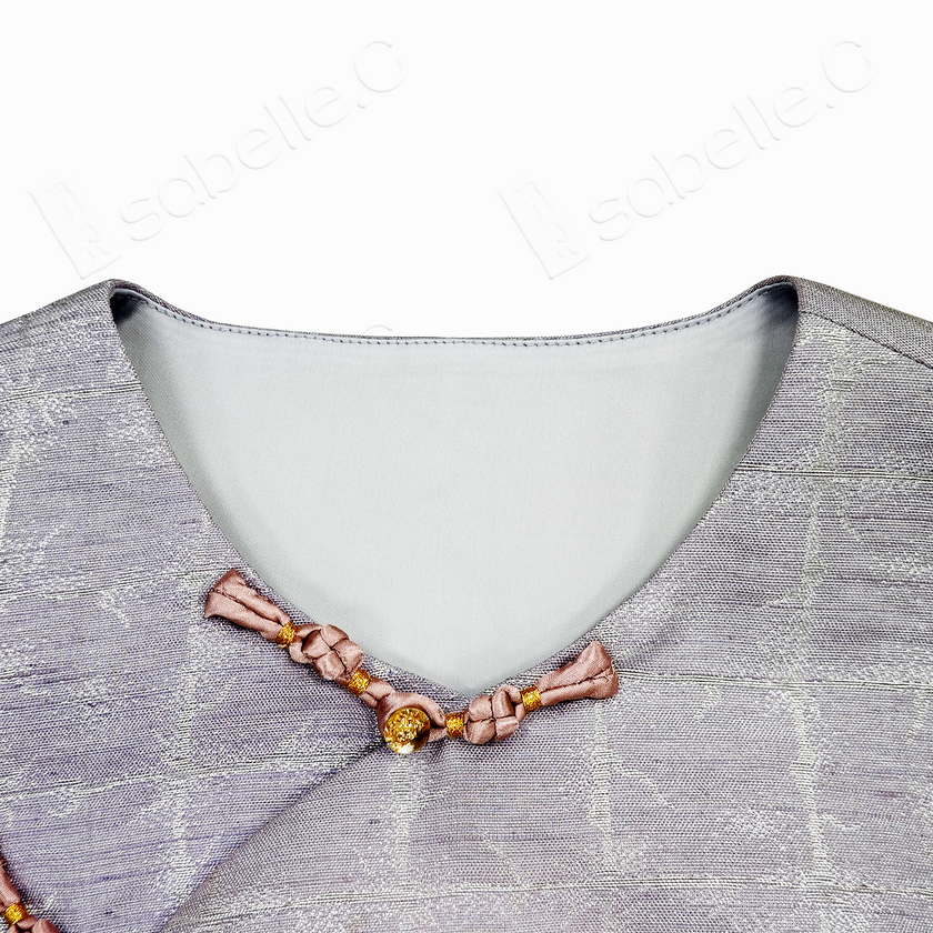 Silk Jacquard Vest - 「琉紫芳綺」真絲提花馬甲
