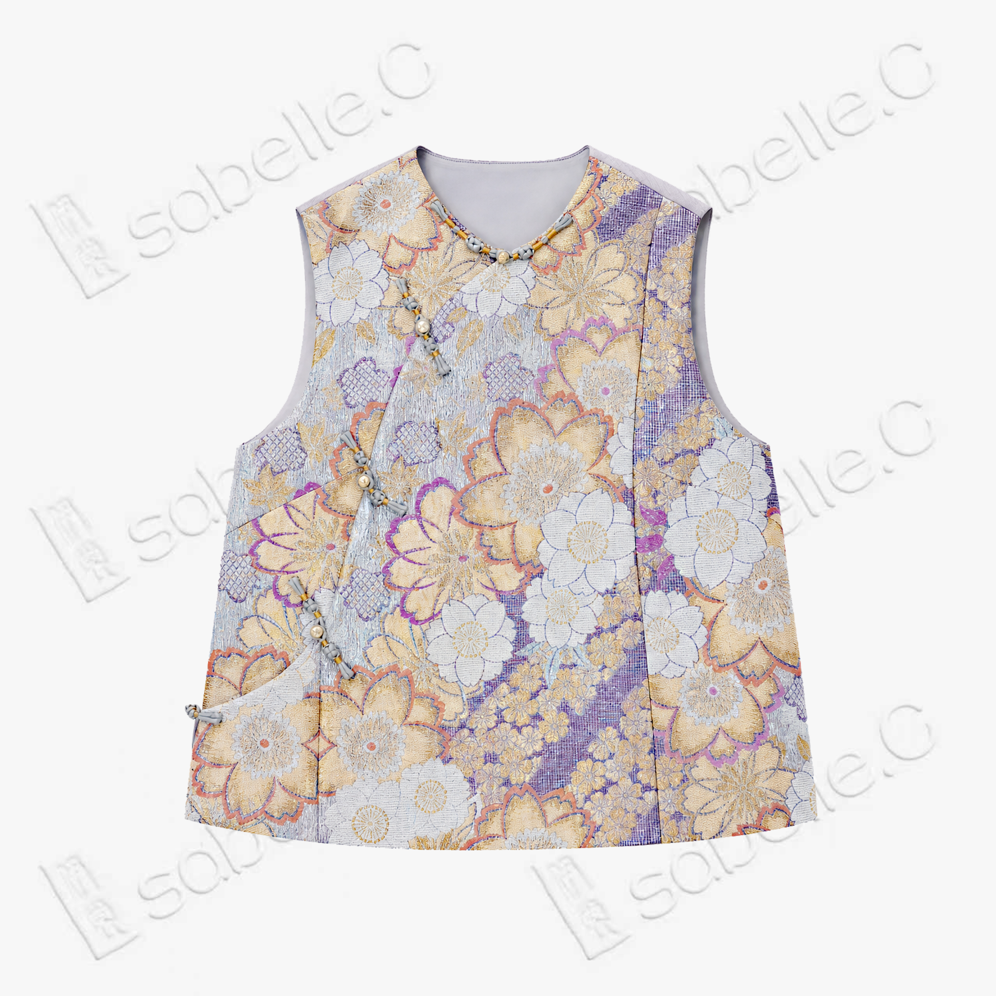 Tang Brocade Waistcoat - 唐錦背心