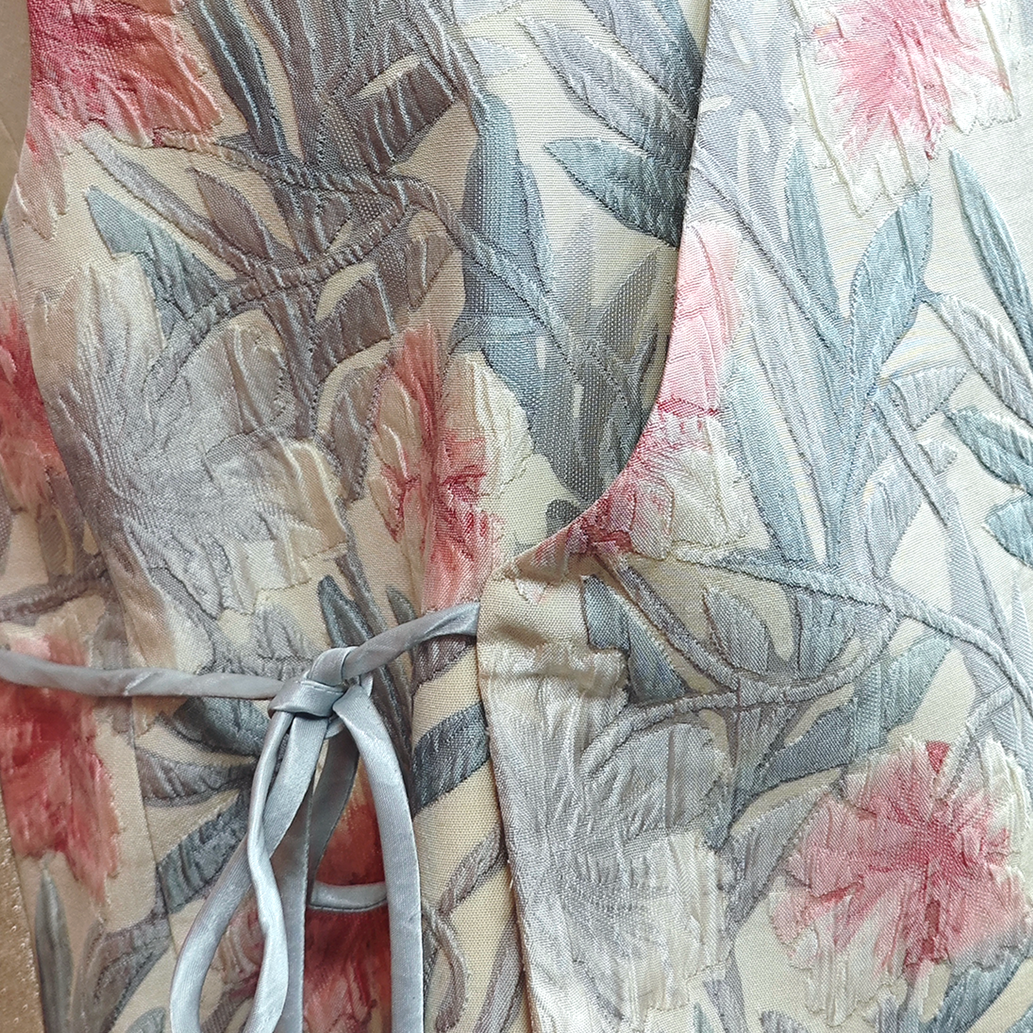 Silk Heavy‑Jacquard Waistcoat - 「汀蘭綺絮」真絲重提花馬甲
