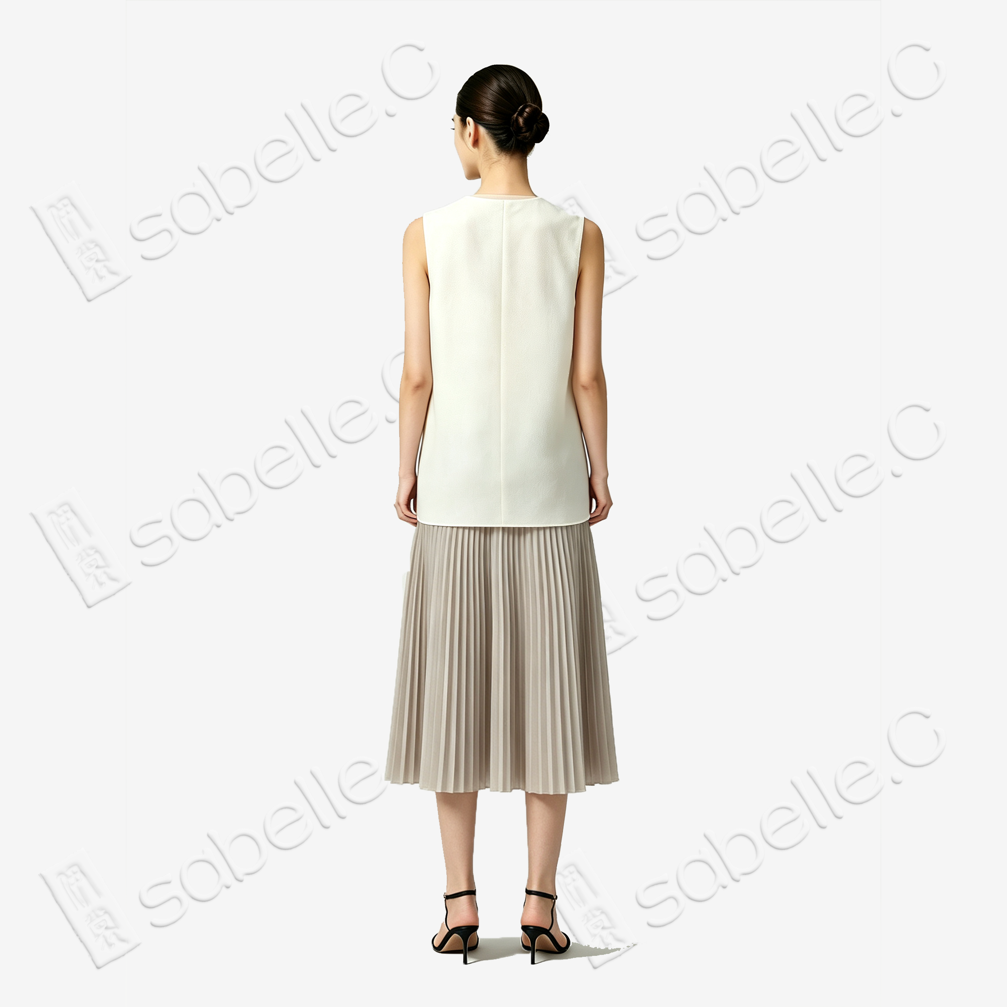 Silk Heavy‑Jacquard Waistcoat - 「汀蘭綺絮」真絲重提花馬甲