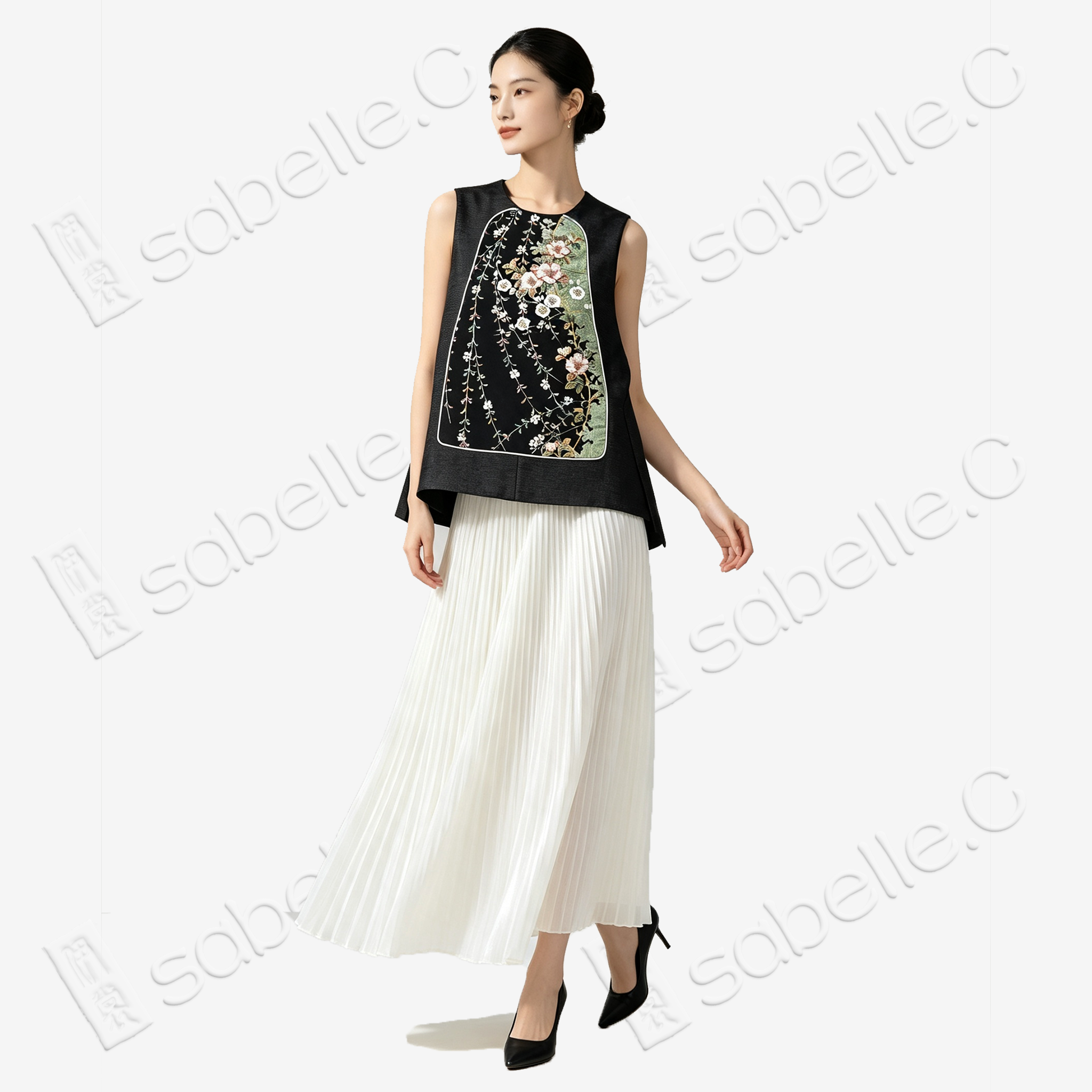 Hikihaku Tang Brocade Vest - 引箔唐錦馬甲