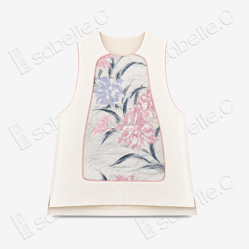 Hikihaku Tang Brocade Vest - 「蘭暉箔綺」引箔唐錦馬甲