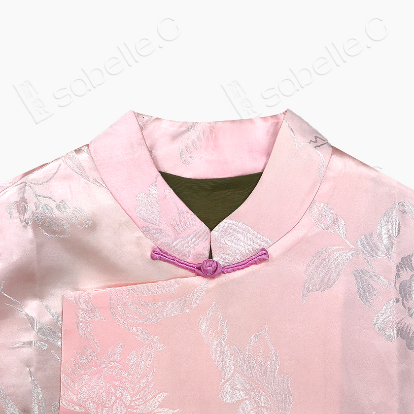Vintage Silk Vest - 「桃月芳翎」古董真絲馬甲