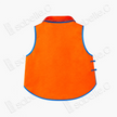 Orange Satin Circular Dragon Vintage Embroidered Vest - 橙緞團龍老綉馬甲
