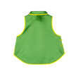 Emerald Green Circular Phoenix Vintage Embroidered Silk Waistcoat - 「翠碧團鳳」真絲老繡馬甲