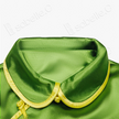 Emerald Green Circular Phoenix Vintage Embroidered Silk Waistcoat - 「翠碧團鳳」真絲老繡馬甲