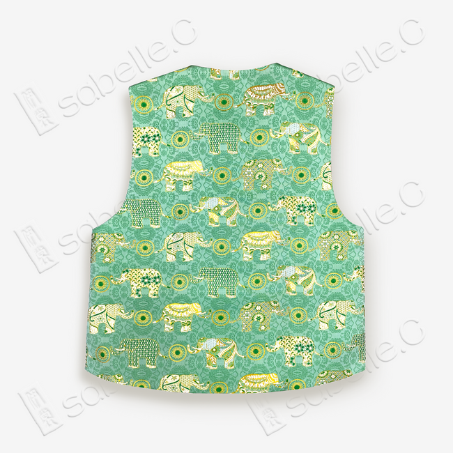 Chinese Brocade Vest