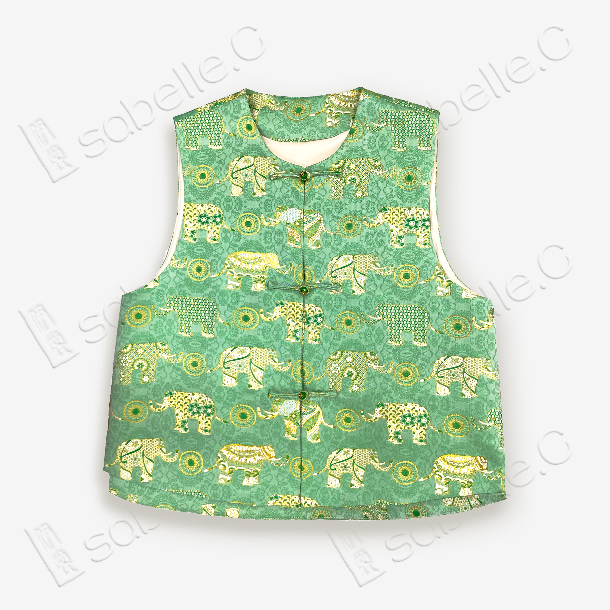 Chinese Brocade Vest