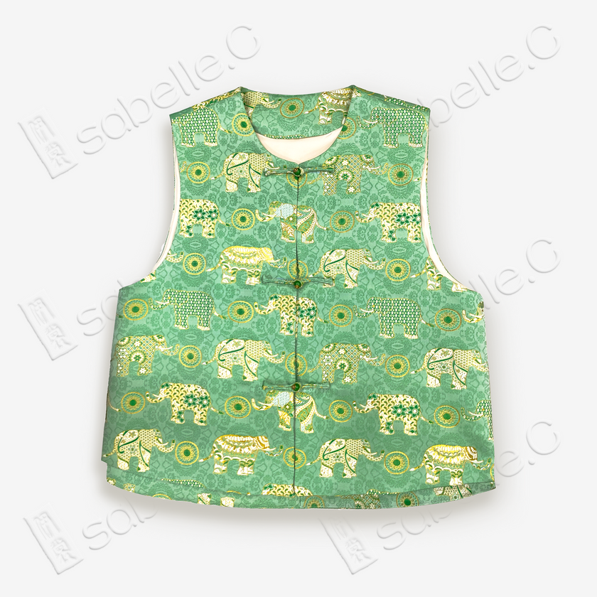 Chinese Brocade Vest
