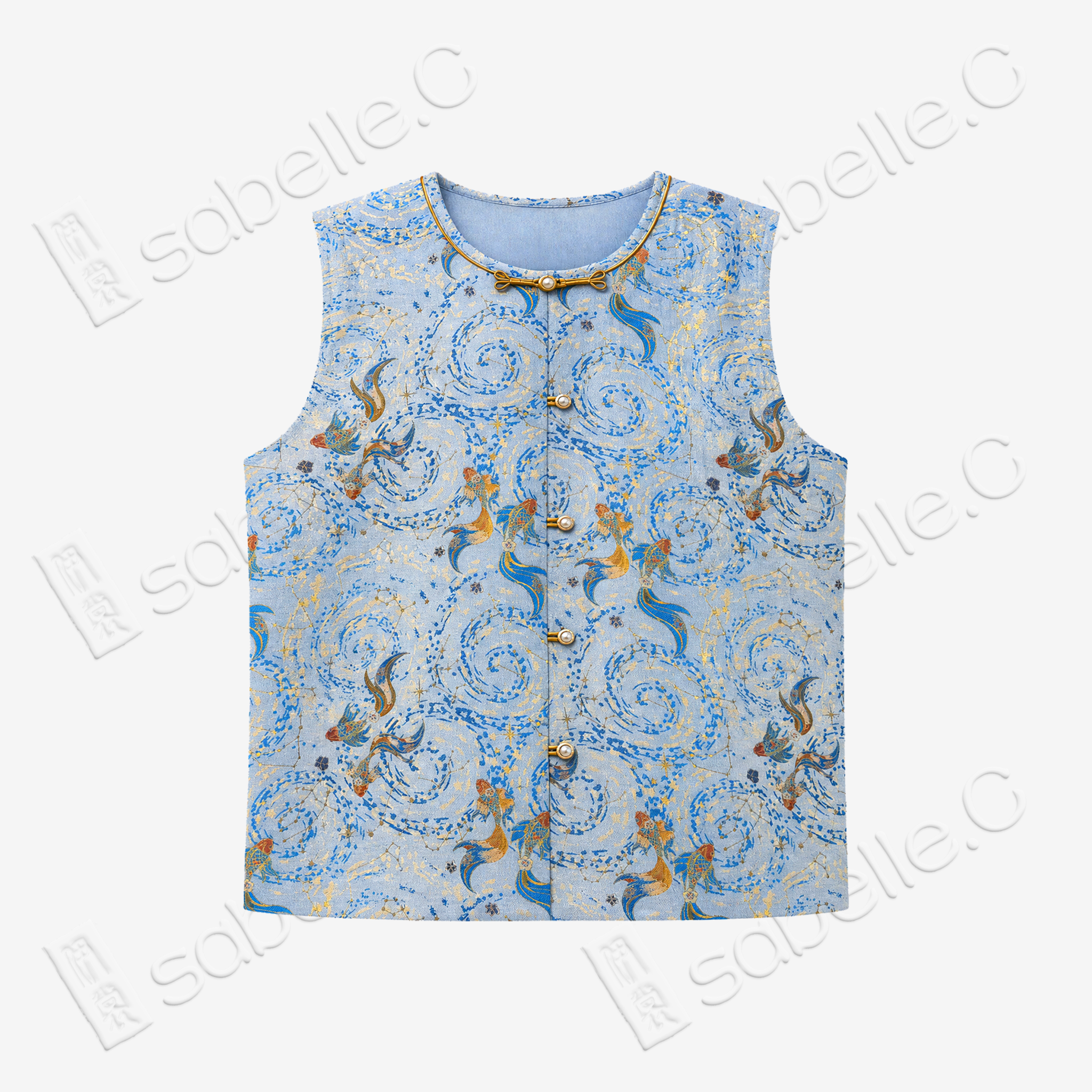 Song Brocade Vest - 宋錦馬甲