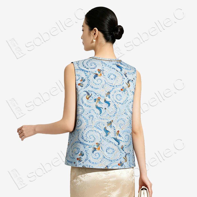 Song Brocade Vest - 宋錦馬甲