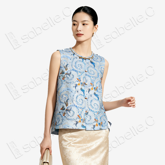 Song Brocade Vest - 宋錦馬甲