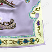 Lilac Purple Phoenix Vintage Embroidered Vintage Silk Satin Waistcoat - 「煙紫丹鳳」老繡真絲老緞馬甲