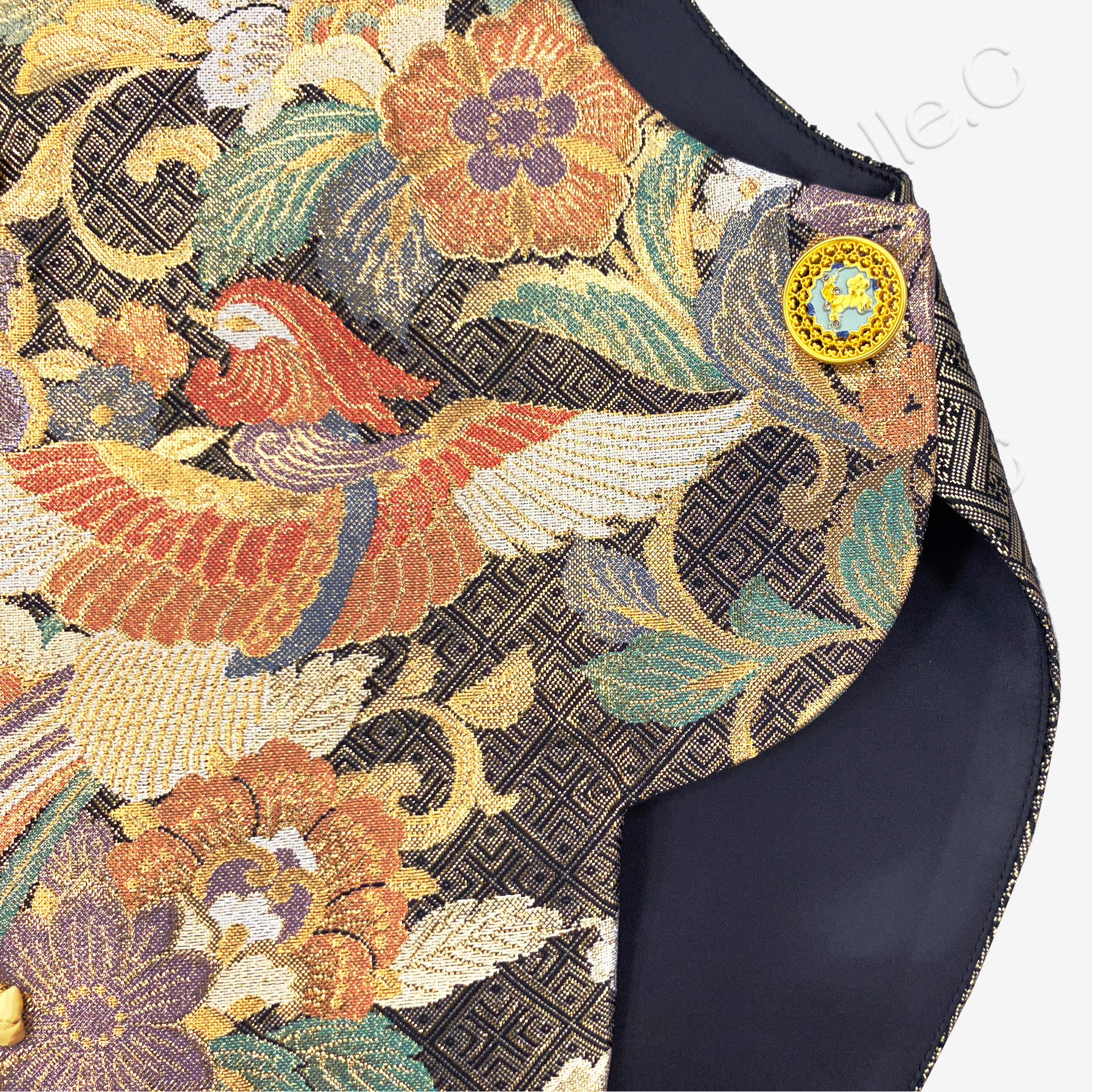 Chinese Tang Brocade Vest