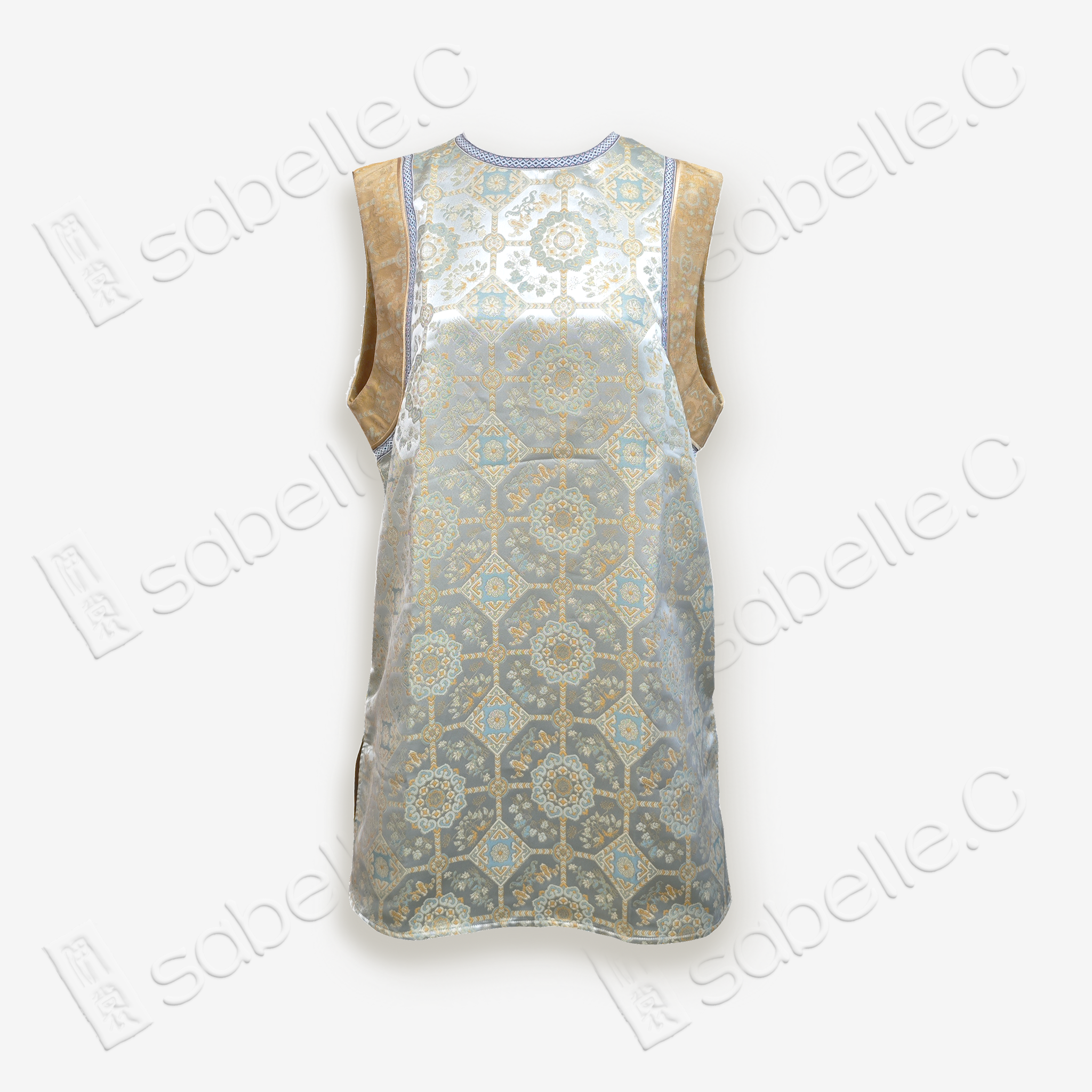 Chinese Shu Brocade Vest