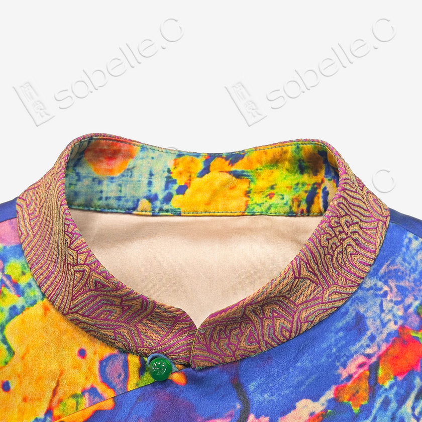 Gambiered Canton Silk Vest