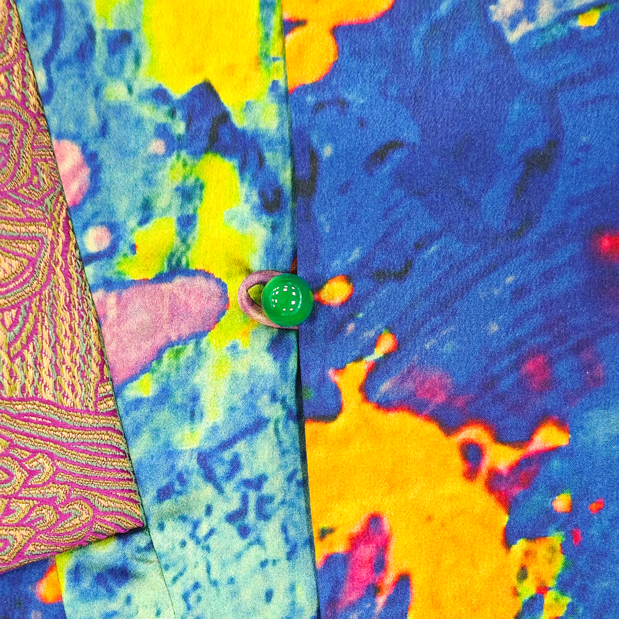 Gambiered Canton Silk Vest