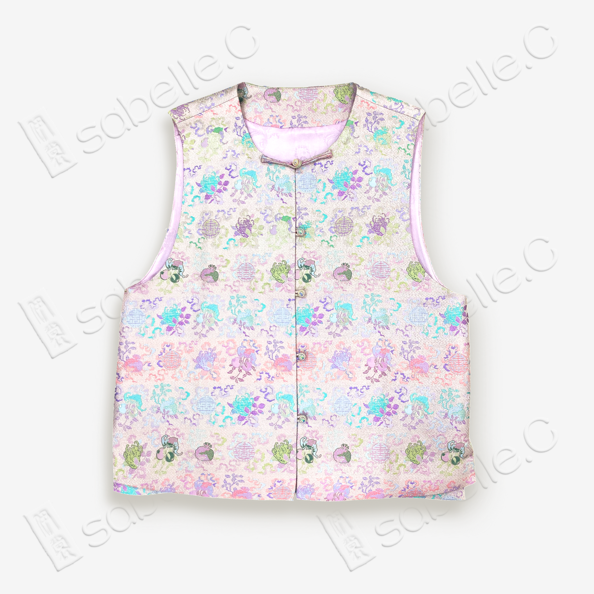 Chinese Brocade Vest